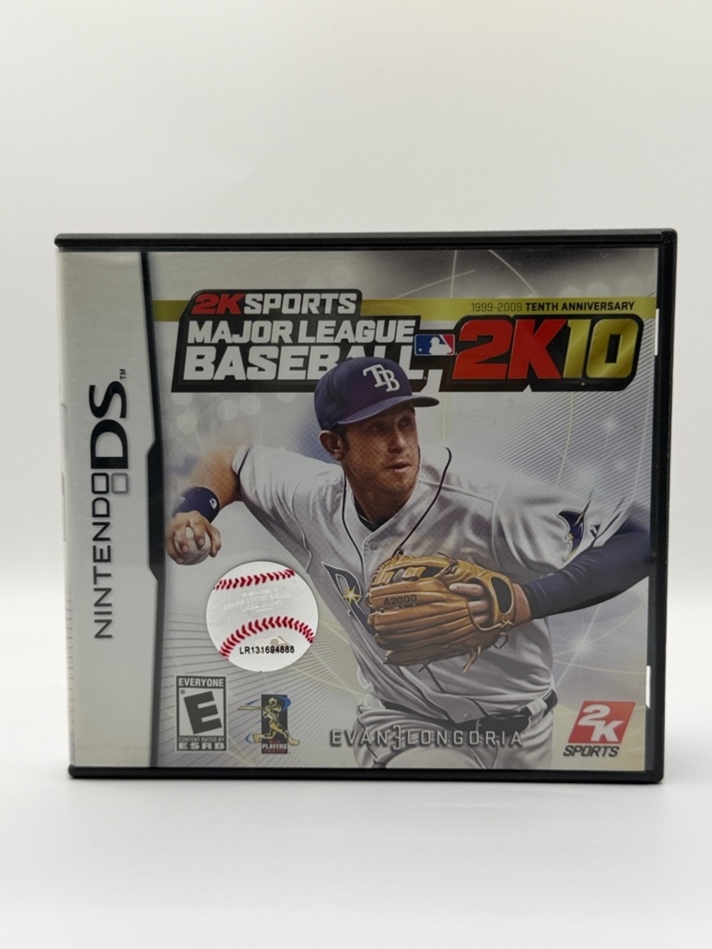 Major League Baseball 2K10 Nintendo DS‎ Game White/Gray CIB